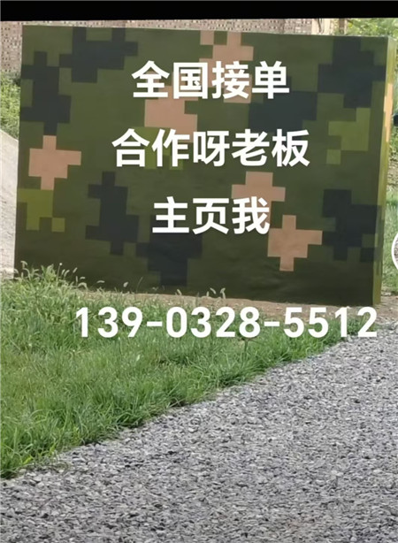 石河子专业迷彩漆施工：围墙防护数码漆